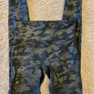 Spanx Faux Leather Camo Legging